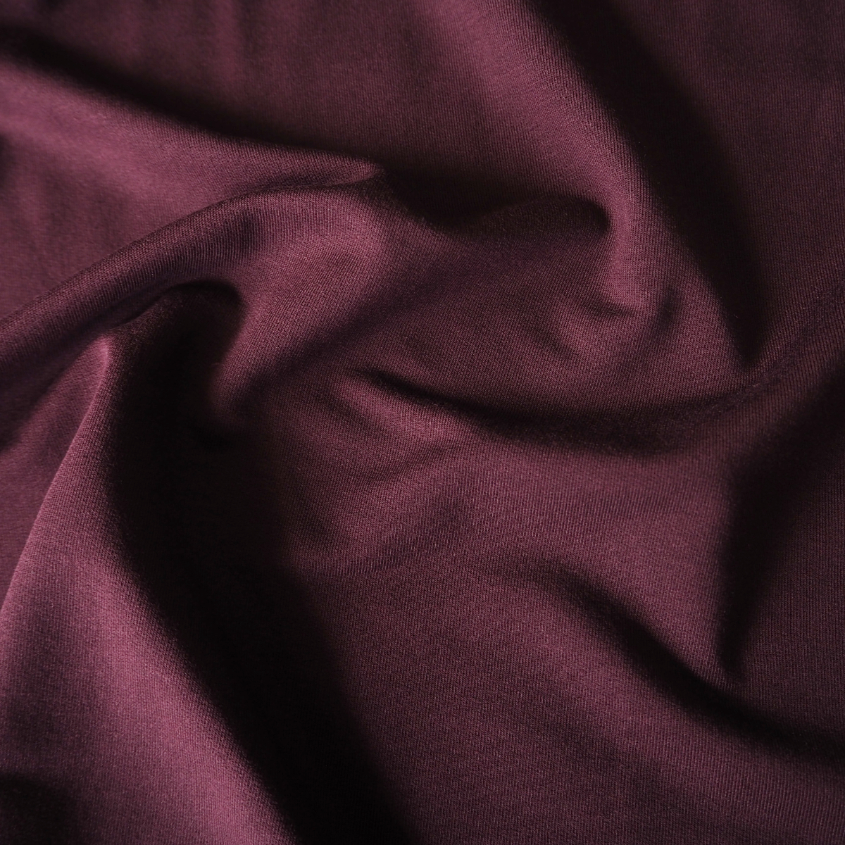 Deep Maroon Loopback Jersey Fabric Guthrie & Ghani
